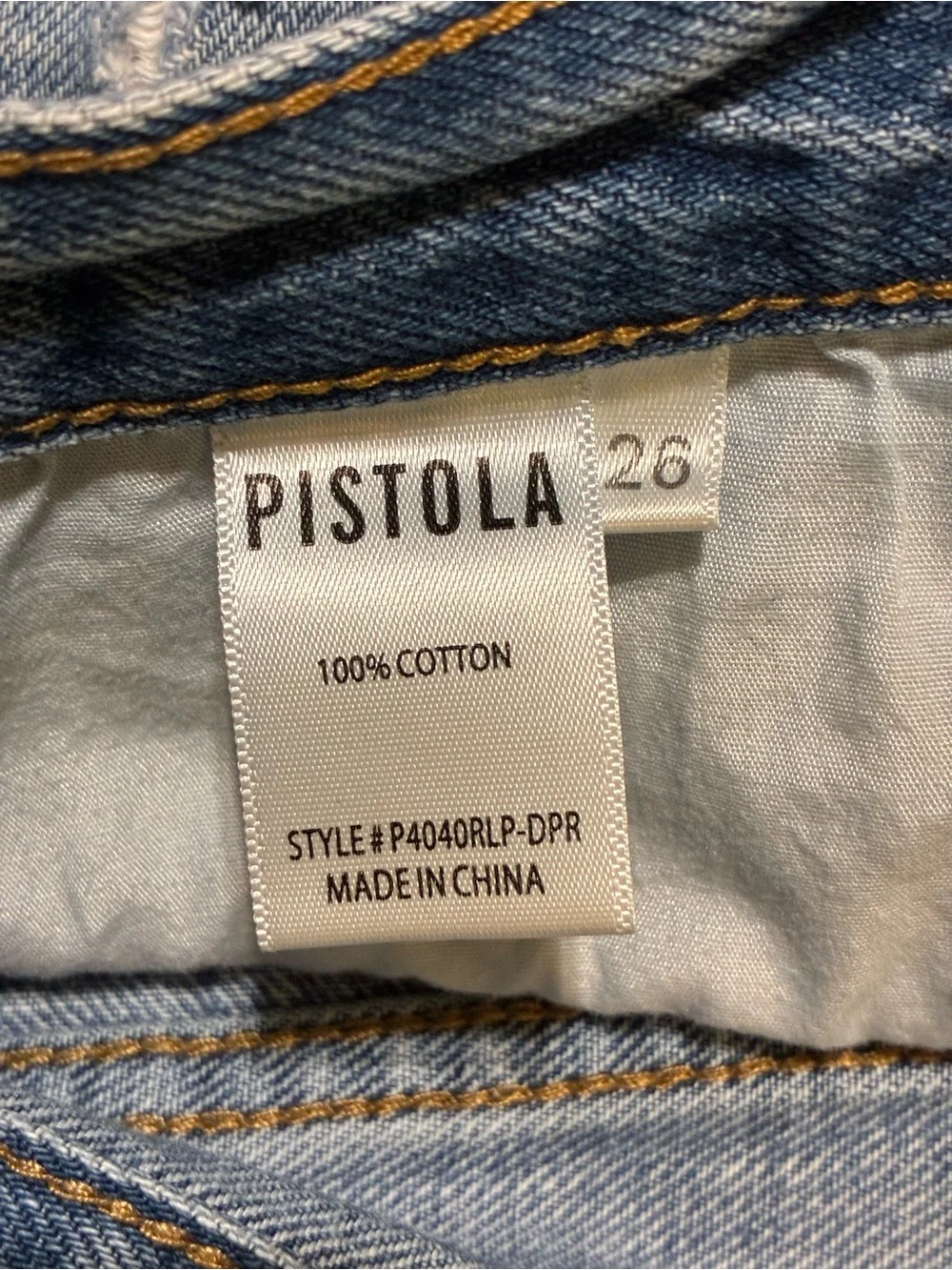 Pistola Distressed Denim Shorts